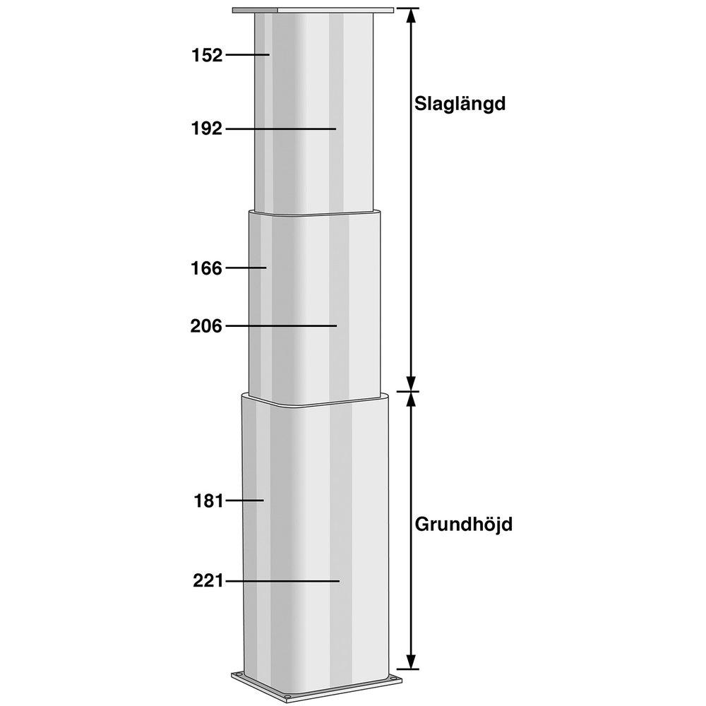 Lyftpelare LP221-3D-4P eldrift - Bild 4