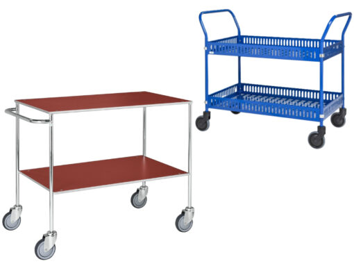 Bordsvagnar och hyllvagnar