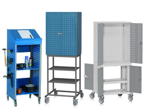 Verktygsvagnar och mobila arbetsbänkar